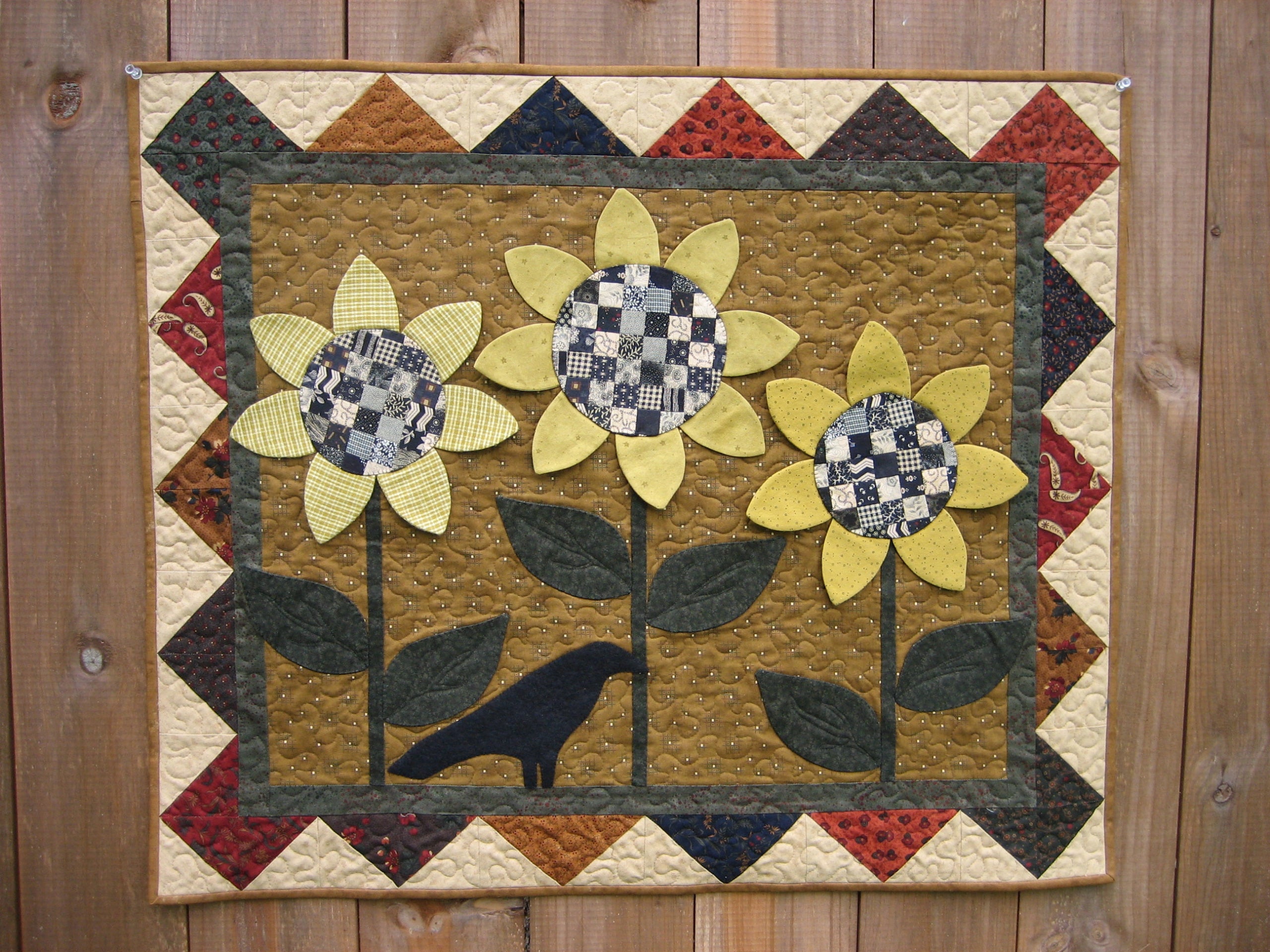 140 Checkerboard Sunflowers Pattern Suzanne s Art House